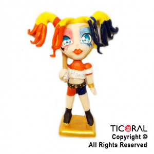 ADORNO HARLEY QUINN ACTUAL PORCELANA FRIA x 1
